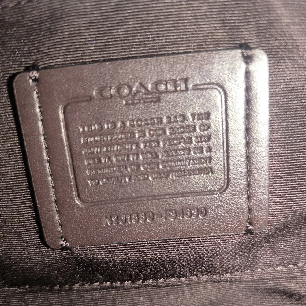 Coach Faye Mini Oxblood Leather Backpack